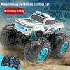 Водонепроницаемая RC Машинка 1/14 Амфибия 4WD Внедорожник Пульт Дистанционного Управления Вода Земля Гусеничный Трюковая Скалолазная Машина Игрушки для Мальчиков Подарок