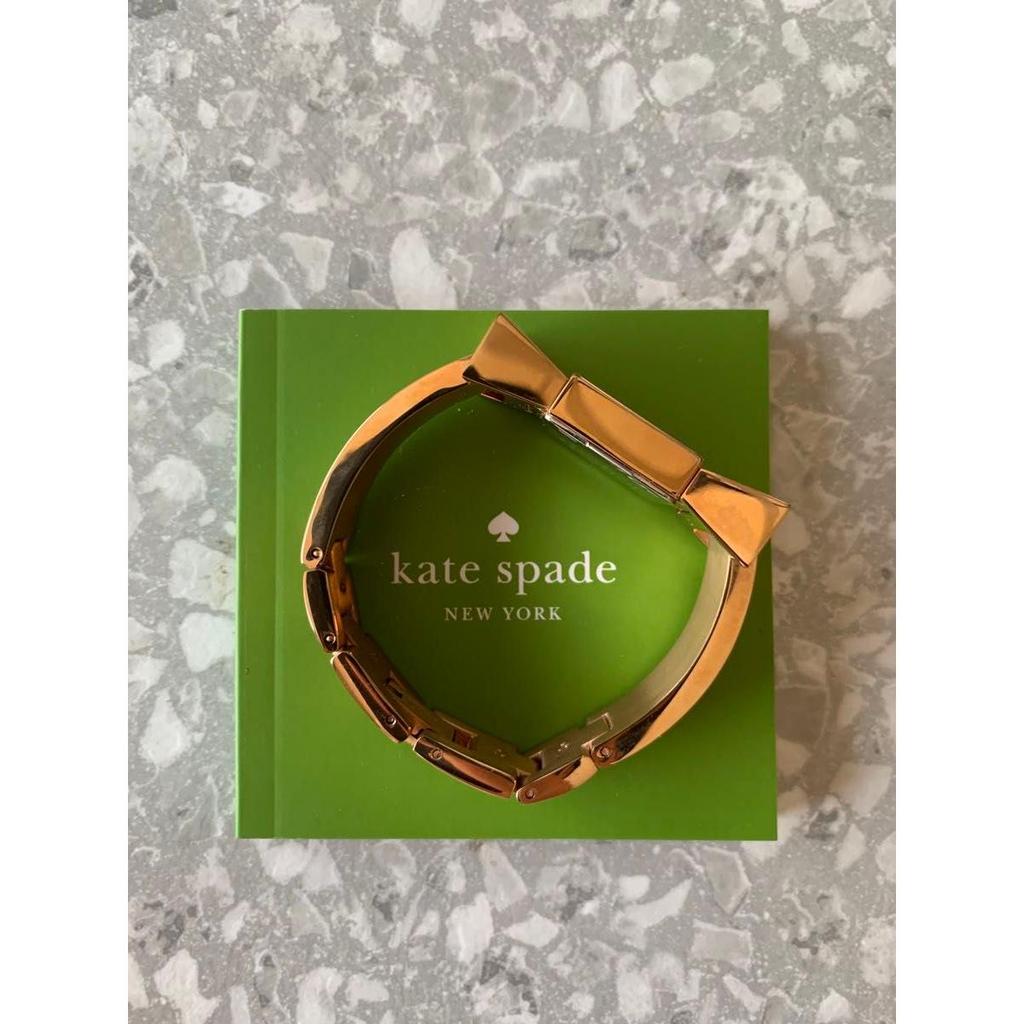 Б/у часы Kate Spade Золотые Кремовые Наручные часы Kate Spade New York Лента Бант