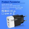 Новое 33-ваттное USB-зарядное устройство GaN с QC 3.0 и PD, поддерживает быструю зарядку 9 В и 12 В - Стандарт США/ЕС.