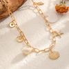 Bohemian Beach Resort Wind Starfish Shell Necklace Summer Fashion Casual Versatile Clavicle Chain
