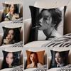 singer bubbly LLee Hyeri Cushion Cover Throw Pillow Cover Hidden Button Durable Polyester Chair Cushion