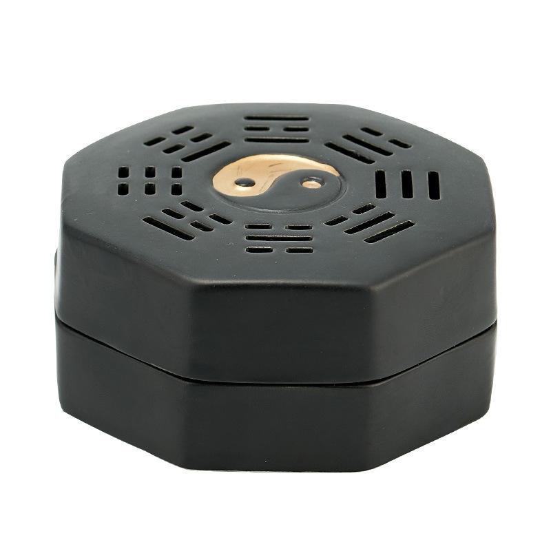 Taiji Eight Trigrams Ceramic Incense Burner Household Indoor Creative Tea Ceremony Decoration Coil Tower Stick Incense Can Use