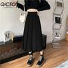 QICED Женская модная повседневная летняя весенняя юбка