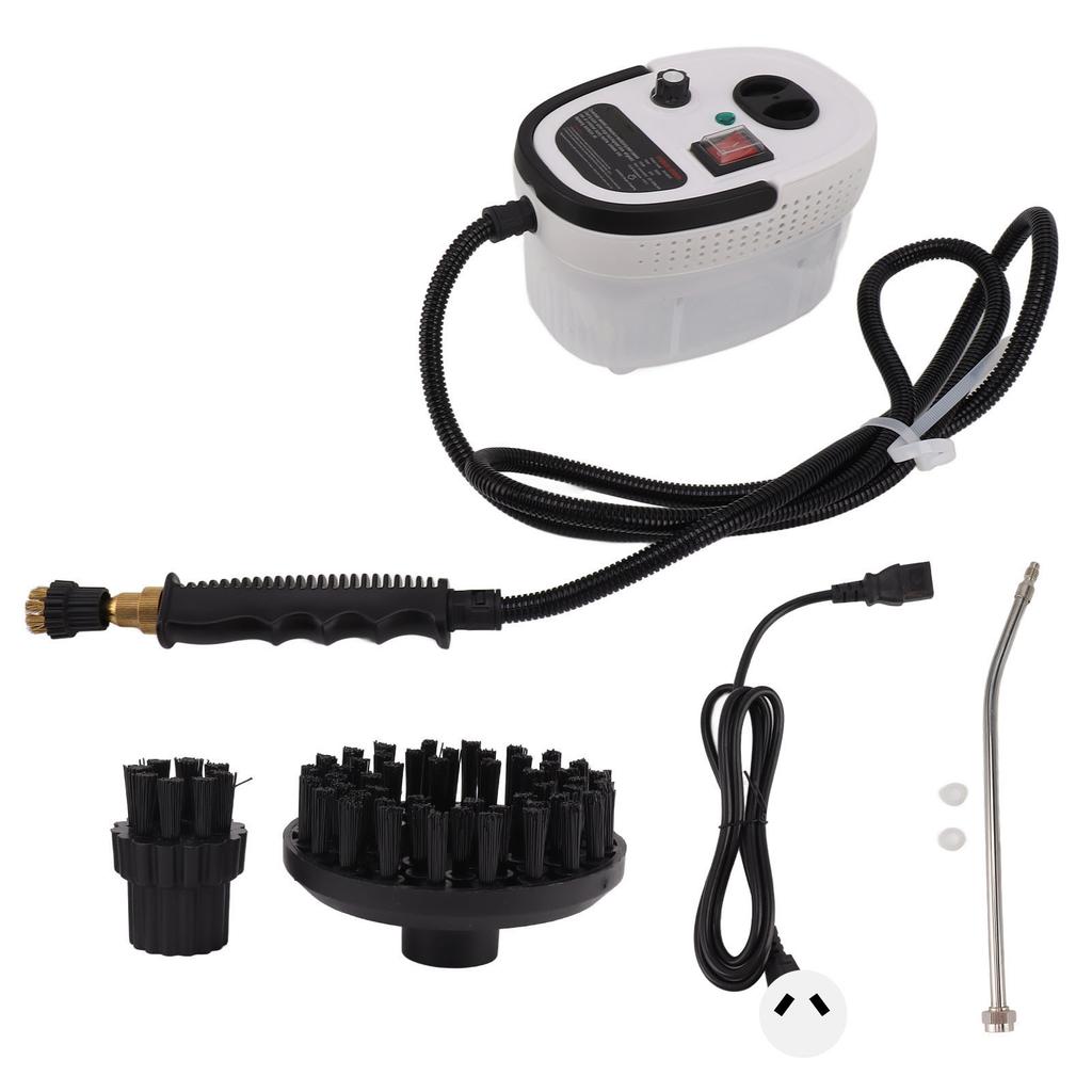 2500W Steam Cleaner White Remove Dirt Grime Grease High Pressure Temperature Fast Heat Steam