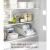 Yamazaki Tower Refrigerator Can Storage, White, Approx. W37.5 X D14 X H8.2cm, 5766, for Refrigerator Storage
