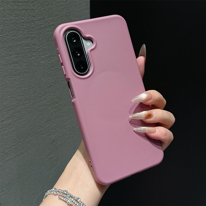 Samsung A17 Магнитное Поглощение Премиальный Силиконовый Чехол для Телефона