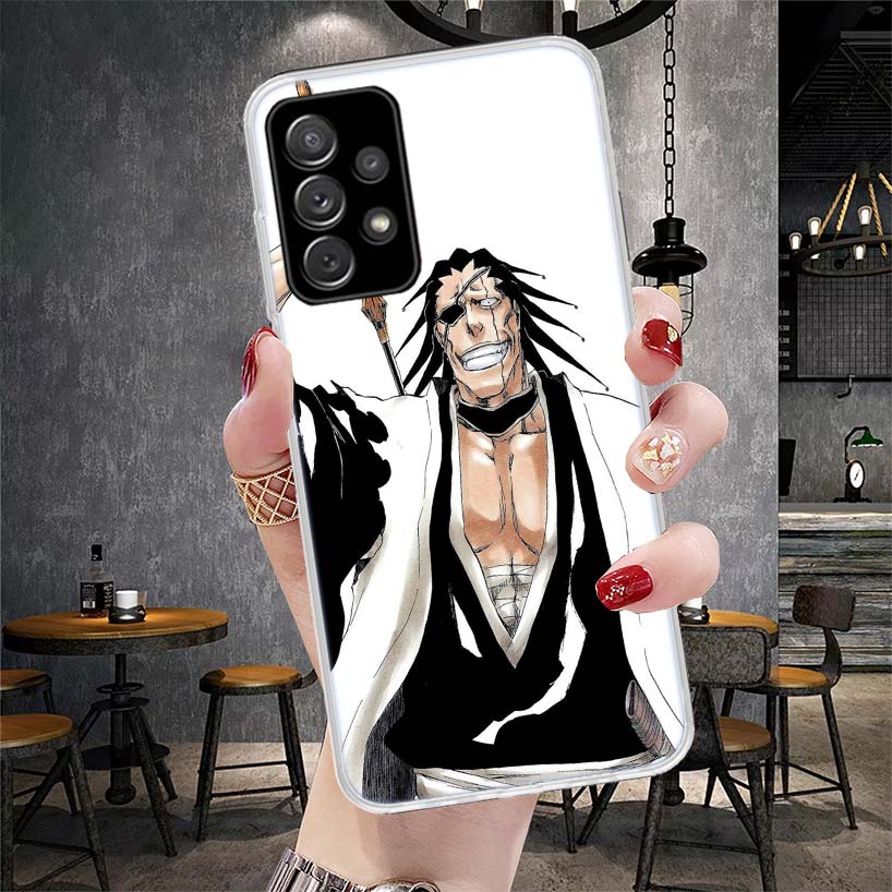 Мягкий чехол для телефона Bleach с Зараки Кенпачи для Samsung Galaxy S22 S23 S24 S25 Edge S26 Ultra S20 FE S21 Plus + Fundas Coque Galaxy S
