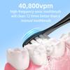Sonic Electric Toothbrush Rechargeable with 6 Brush Heads and Travel Case 5 Modes Deep Cleaning Dental Cleaner