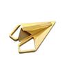 Elegant Paper Airplane Shape Brooch Popular Paper Plane Badge Pin for Daily Wear and Special Occasions Suit Accessory