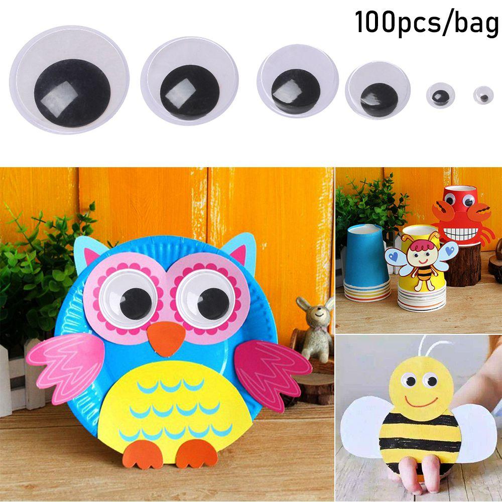 Stuffed Animals Parts DIY Dolls Materials 3D Dolls Accessories Wiggling Moving Eyes Plush Panda Eye
