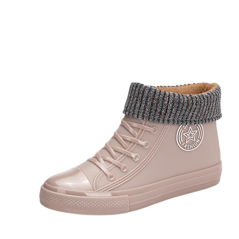 Waterproof Shoes Women's Rain Shoes Wholesale Rain Boots Student Non-slip Rubber Shoes Adult Water Boots Short Fashion Work Shoes