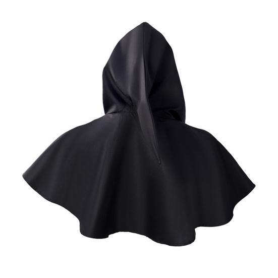 Капюшон для Хэллоуина, средневековая шляпа смерти, однотонный ретро-костюм в темном стиле для косплея, сценическое шоу, шаль, шапка