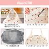 Kasanidika Insulated Lunch Bag with Chopsticks and Spoon, Large Capacity, Thick Insulated Lunch Box, Refrigerated, Insulated, Cute, Strawberry Print,