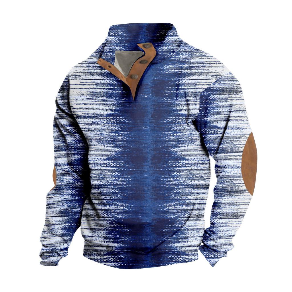 Весенне-осенняя мужская толстовка с воротником-стойкой на открытом воздухе, повседневные свитера, топы