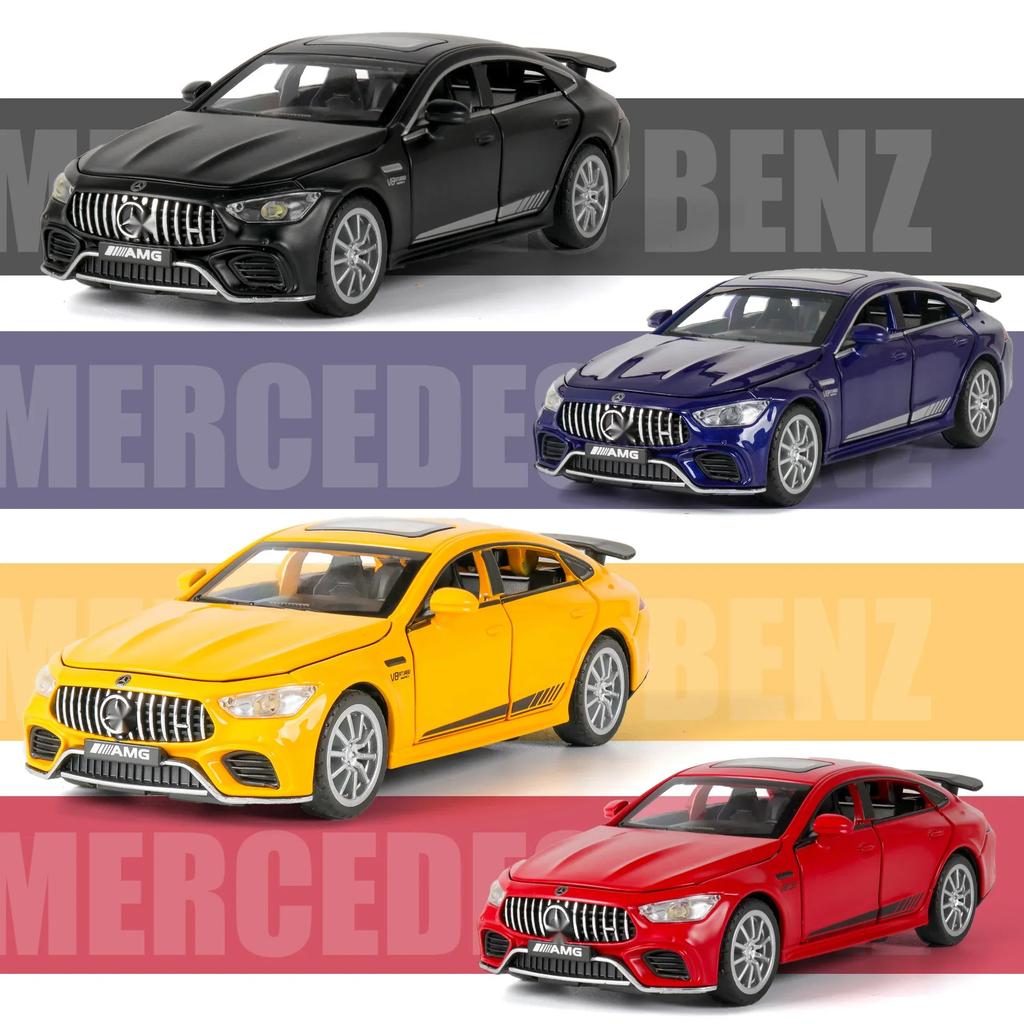 1:32 Mercedes-Benz AMG GT63 Спортивный Автомобиль Литой Металлический Модель Автомобиля Высокая Симуляция Миниатюрная Модель Звук Свет Игрушки Подарок A81