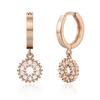 ELLE Jewelry 14k One-Touch Earrings (Gold Pin) ELGPEE006