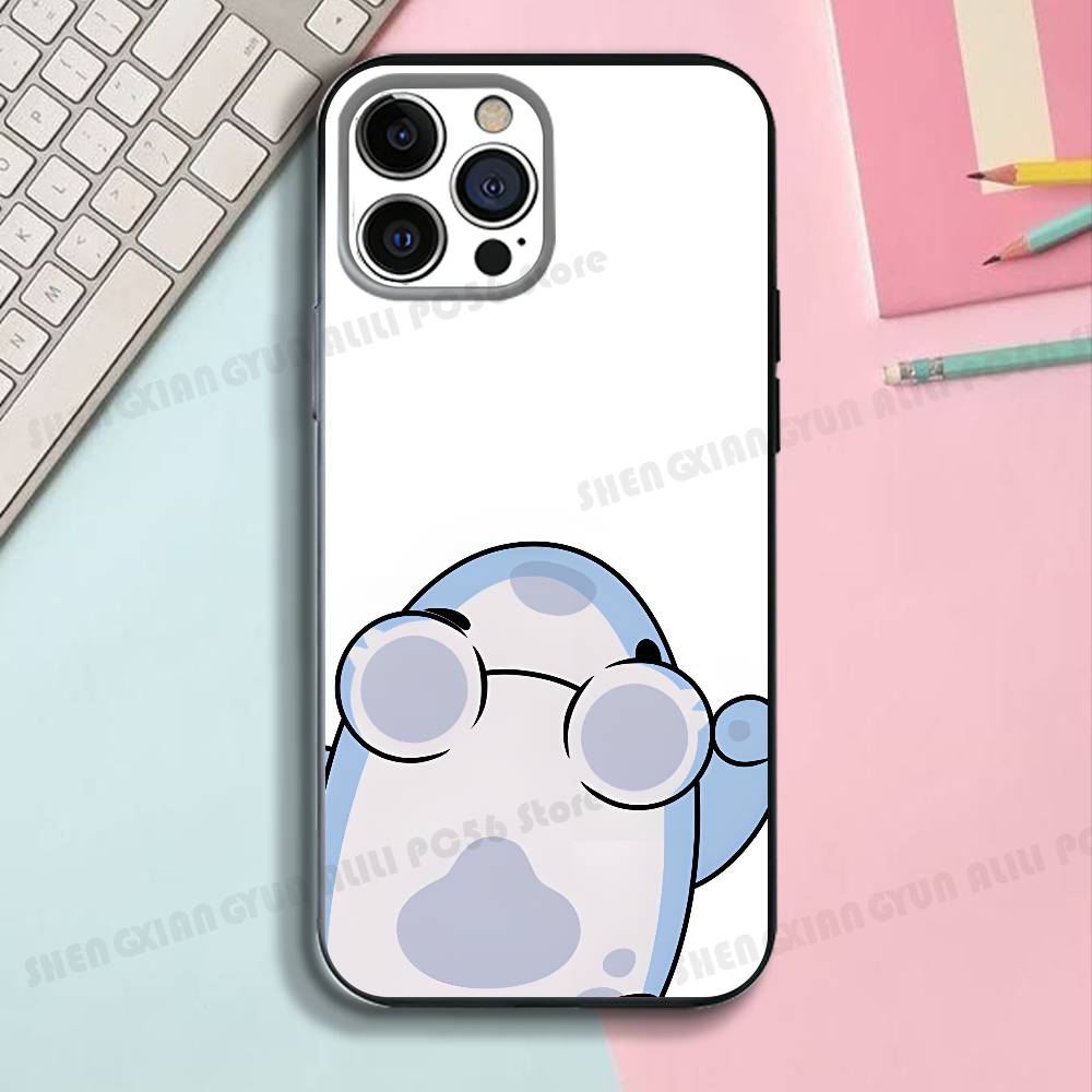 Черный матовый чехол для телефона с рисунком акулы для IPhone 17,16,15,14,13,12,13,12 Pro Max Plus XS, силиконовый, мягкая задняя крышка
