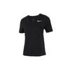 (WMNS) Спортивная футболка Dri-FIT для тренировок, быстросохнущая, с коротким рукавом, черная, женская CJ9445-010