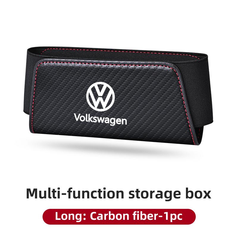 ear1 Car Leather Storage Bag Phones Coins Keys Storage Auto Stowing Tidying Tools For Volkswagen VW Golf Jetta Passat mk4 Golf 5 7
