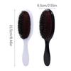 1Pc Oval Boar Bristle & Nylon Hair Comb Mini Anti-Static Hair Scalp Massage Comb Hairbrush Salon Hair Brush Styling Tool