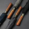 Parachase Wooden Long Umbrella Male Big Size Windproof Golf Umbrella for Men Business Style Large Rain Umbrellas Corporation