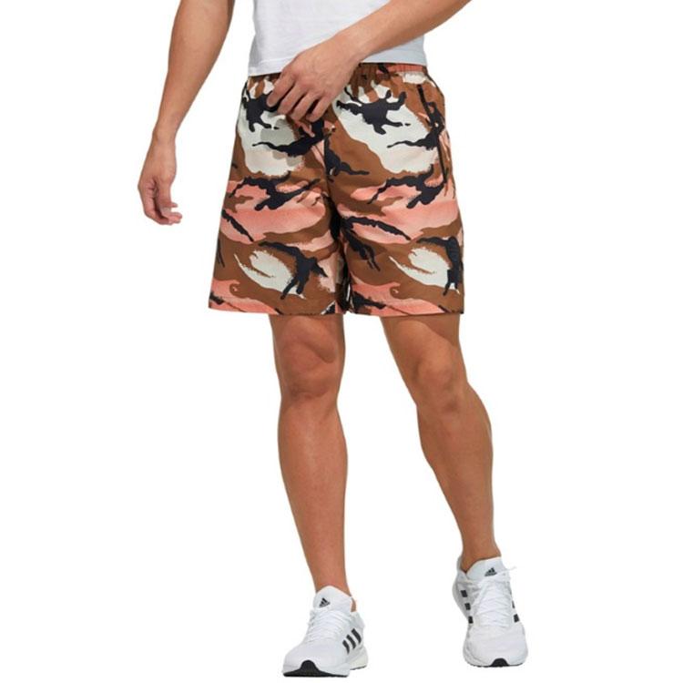 Adidas Камуфляжные тканые шорты мужские коричневые GP0836