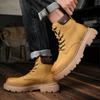 Fashion Men Designer Anti-Slip Basic Boots High Top Casual Sneakers Outdoor Thick Sole Mens Walking Boots Style All-match Men's Boots