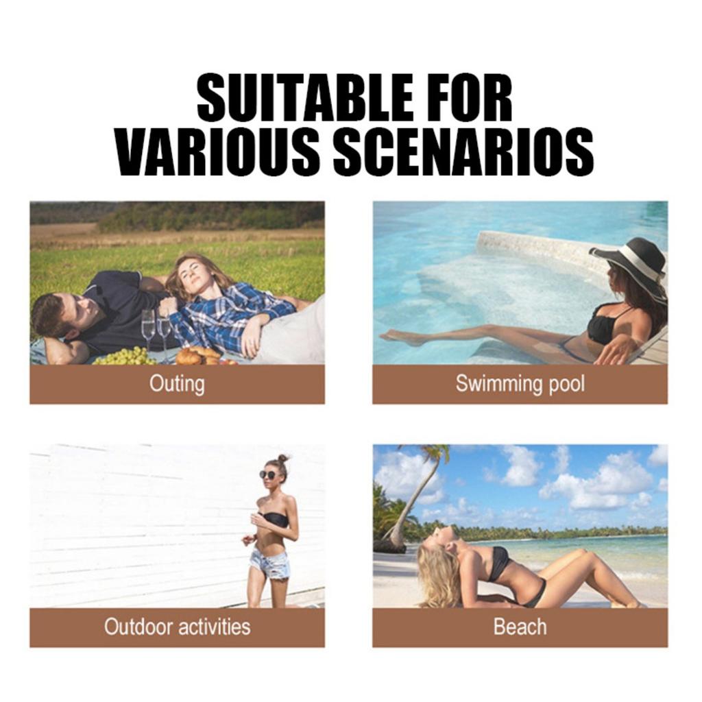 Интенсивный гель для загара, натуральный ускоритель загара, паста, гель, кремы для загара для соляриев и на открытом воздухе, 50 мл