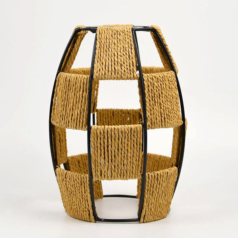 1 шт., крышка лампы, потолочные светильники, абажур, напольная лампа, бумажная веревка, бохо, ручная работа, вязаная люстра, настенная подвеска