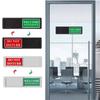 Self Adhesive Office Door Sign ABS Hotel Bulletin Board Door Slider Signs  Office Room
