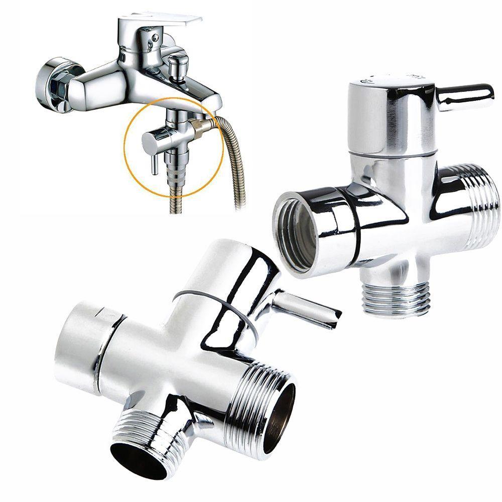 Главная Биде Душевая головка T-адаптер Распределительный клапан 3-ходовой соединитель