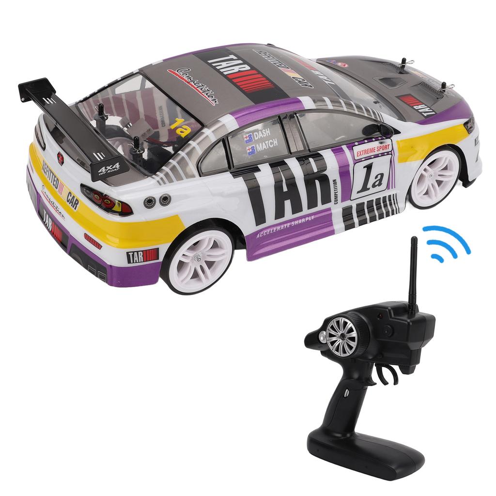 1:10 2.4G 4WD высокомощный светодиодный свет дрейф гоночный автомобиль трюковое вождение RC электрическая игрушка для KidSingle