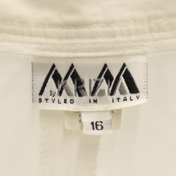 KRIZIA Made in USA tack Pants 16 White system Biggs Women Used