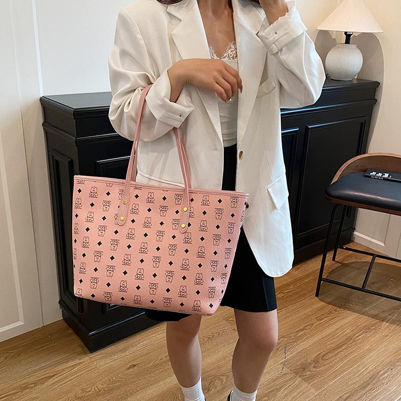 Повседневная дорожная ретро большая сумка женская новая всесезонная универсальная сумка-ведро плечевая сумка сумка-корзина для овощей