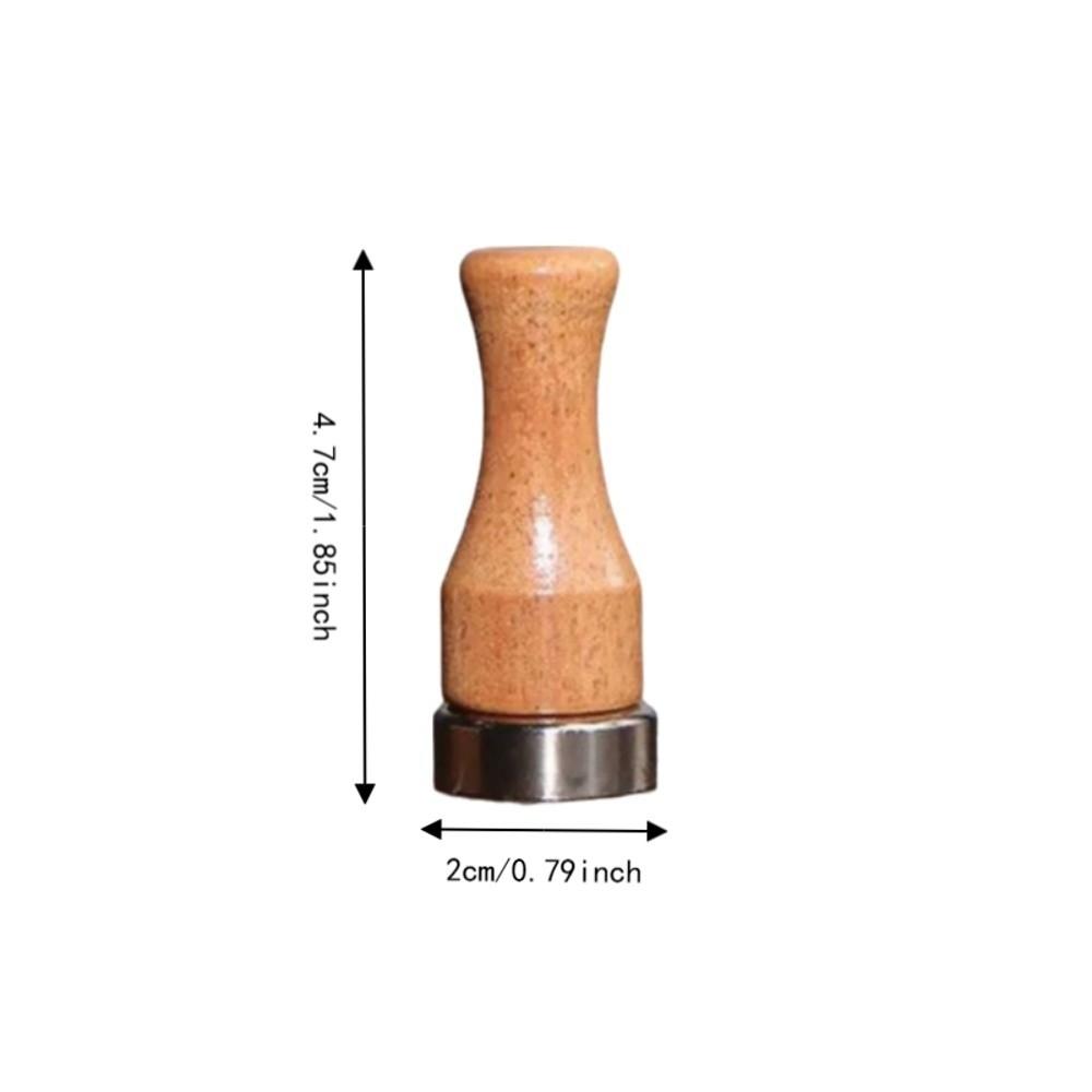 Reusable Coffee Filter Mesh Magnetic Extractor Wood Handle Coffee Filter Mesh Storage Nail Barista