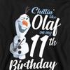 Frozen Childrens/Kids Chillin Like Olaf 11th Birthday Pullover Hoodie
