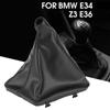 Left Hand Driver Car Gear Stick Shift Knob Gaiter Boot Cover for E34 E36 Z3