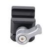 Quick Release Rail Clamp Aluminum Camera Cage Rail Clamp Adapter with 1 4 3 8 Inch Screw Holes for Camera Display