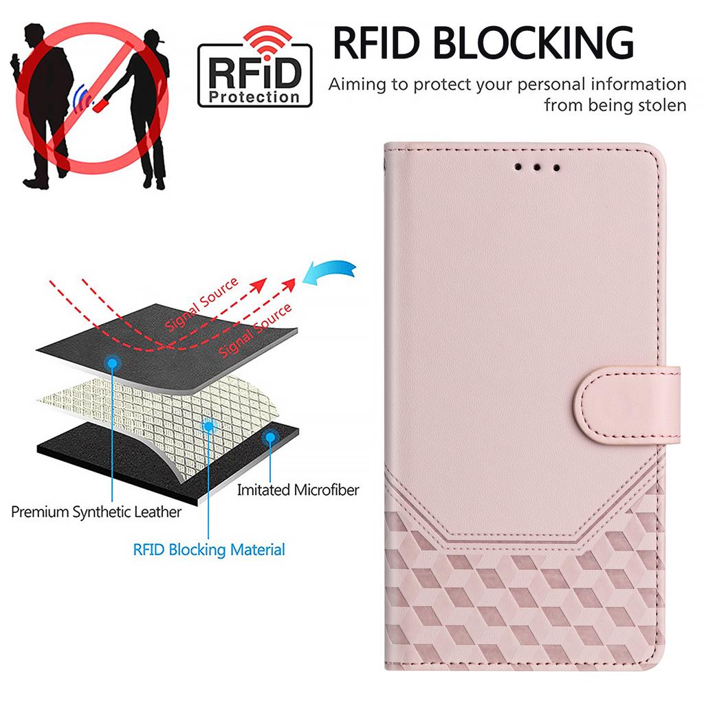 Leather Case Wallet Durable Leather RFID Blocking Card Holders Shockproof Kickstand Protective Flip Cover For Samsung Galaxy A26 A25E A56 A36 A16 A06