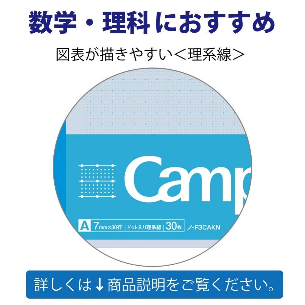 KOKUYO Пунктирная линия науки в университетском городке (Линия 7мм) 5-цветная упаковка B5 No-F3CAKNX5