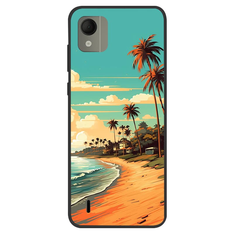 Case For Nokia C110 Case Cool Silicone Protective Cover for Nokia C110 C 110 Bumper Fundas NokiaC110 Coque Cute Cat Shell 2023