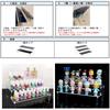 MIMIA Acrylic Figure Display Tiered Platform for and Collections 40cm Stand, Stage, Cosmetics, Watches, (3 Tiers, Wide, Clear)