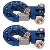 2Pcs RC Trailer Hook Aluminum Alloy Sturdy RC Climbing Car Hook for 1/10 Remote Control Cars Blue