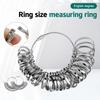 Metal Ring Gauges Sizer Meter Hand Loop Jewellery Measuring Ring Tool Finger Ruler Measurement Finger Circumference UK Size