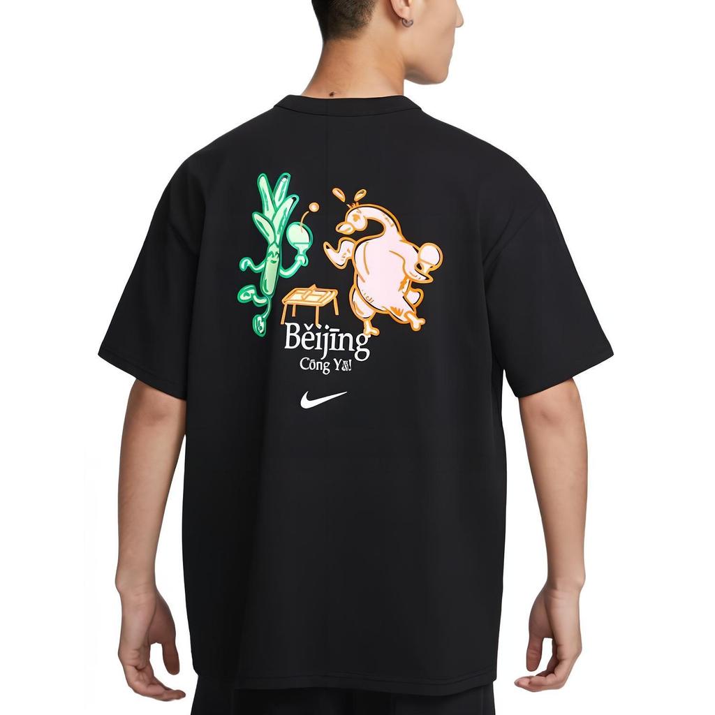 Nike Футболки Мужские Черные С Круглым Вырезом Средней Посадки HJ3954-010