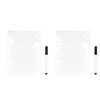 2Pcs PVC Erase Whiteboard Sticker Self Adhesive Whiteboard for School Office Home 11.8 X 15.8in