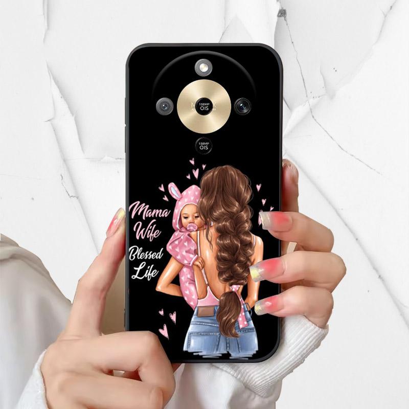 For Honor X9d Case Soft TPU Phone Case For Honor Magic8 Lite Matte Back Cover For Honor X70 Shockproof Silicone Bumper Funda