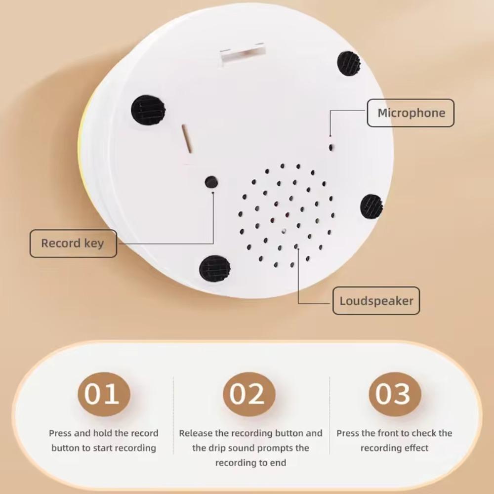 Recordable Dog Answering Button Yellow/Blue Cat Talking Button  Training Communication