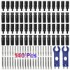 200/100/40/20/10 Pcs DC Solar Connector 1000V30A Panel Stecker IP67 Waterproof  Connectors Kit for PV/MC Cable 2.5/4/6mm