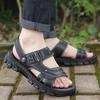 Free Shipping Men's Sandals Slippers Summer Men Go Out Durable Driving Thick Soles Non-slip Waterproof New Models